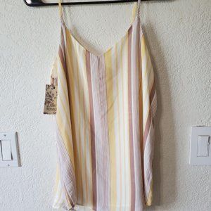 PINK ELEPHANT JUNIORS TANK TOP SIZE M NWT